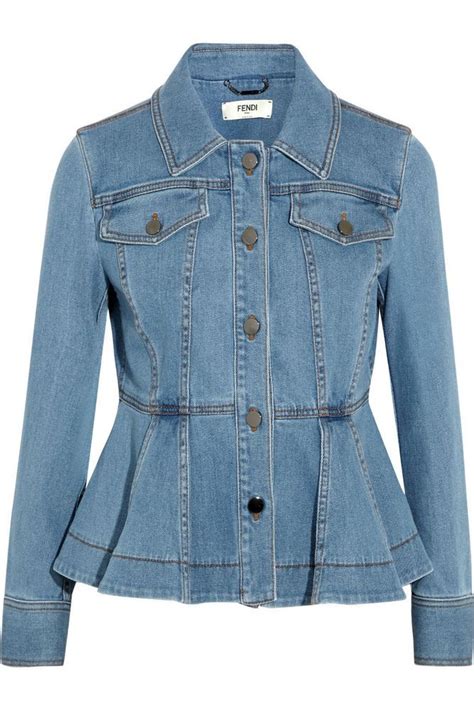 fendi womens coats|Fendi denim jacket women's.